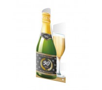 Champagne Kaart 90 Jaar